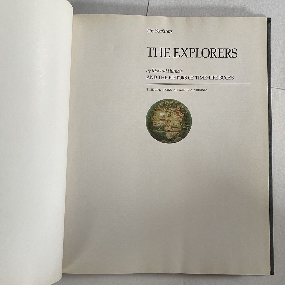 Time Life Seafarers The Explorers 1978 Vintage Hardcover Coffee Table Book - Picture 7 of 7